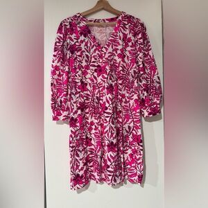 Lilly Pulitzer Pink V-Neck Dress